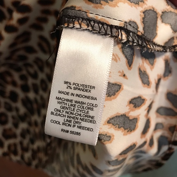 DONATING 8/1! | Express | Silky cheetah print top - Picture 5 of 6